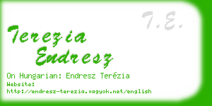 terezia endresz business card