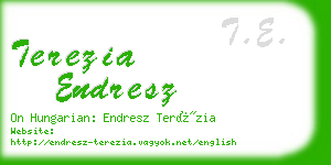 terezia endresz business card